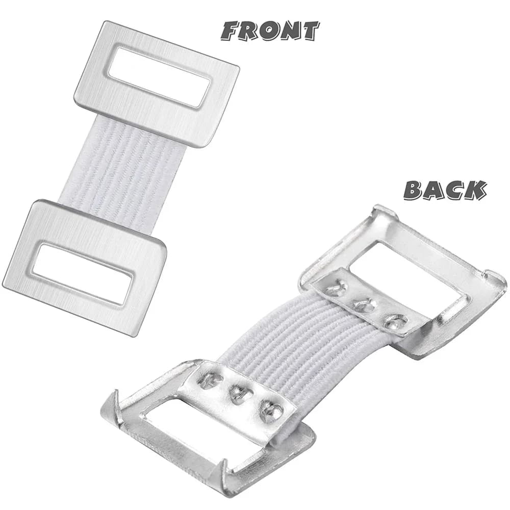 Clips de pansement élastiques en aluminium, fermoirs métalliques extensibles, crochets de serrage de