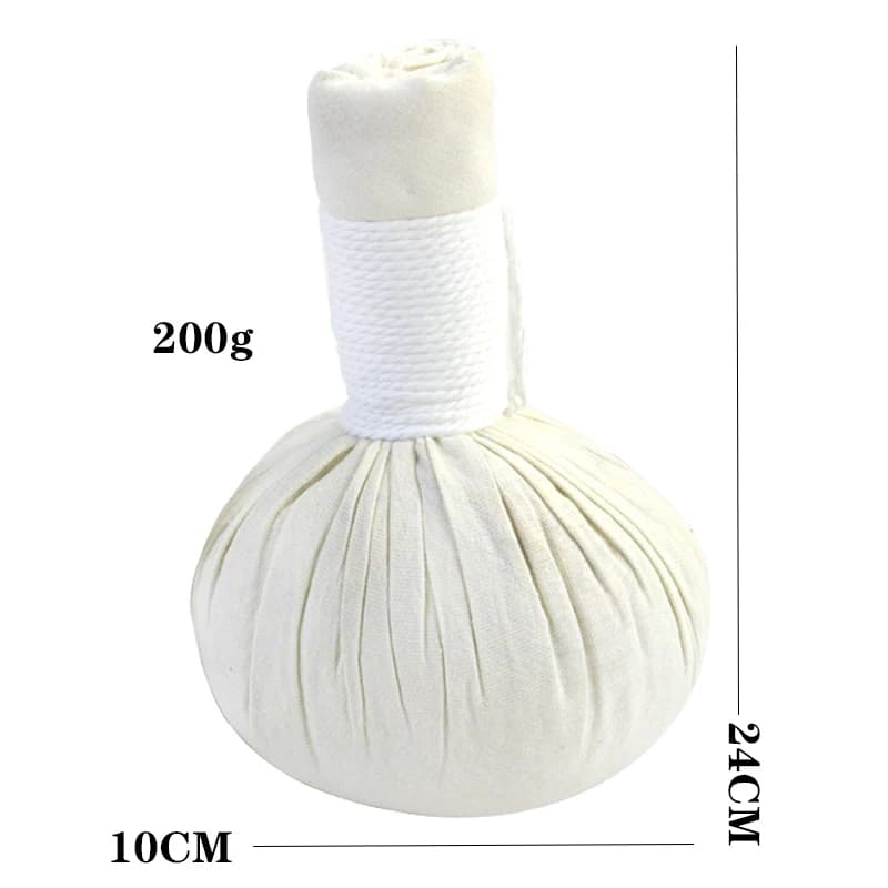 Balle de massage à base de plantes thaïlandaises, moxibustion chaude, spa thaïlandais, soins de sant