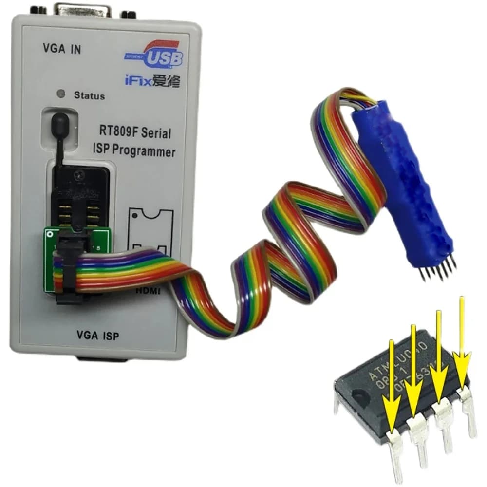 Sonde de test DIP8 IC pour BIOS 93/2023, programmeur CH34l'autorisation/EZP2019/25/24/13/TL866ii PLU