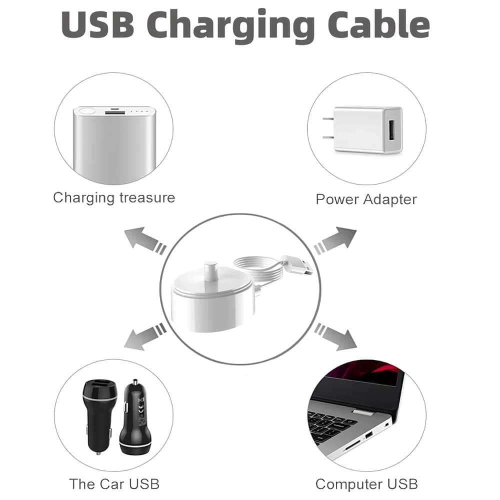 Base de chargeur de remplacement USB pour brosse à dents électrique Philips Sonicare, Base de charge