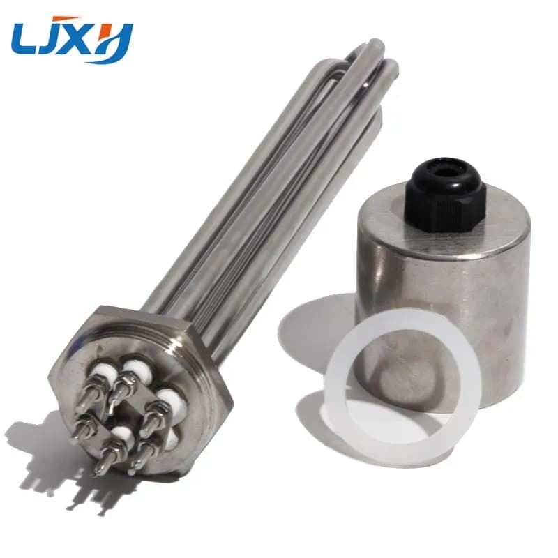 LJXH-Chauffe-eau en acier inoxydable 220, Chr40, 47mm, 152, 380V, 304 V, 3KW, 4,5 KW, 6KW, 9KW, 12KW