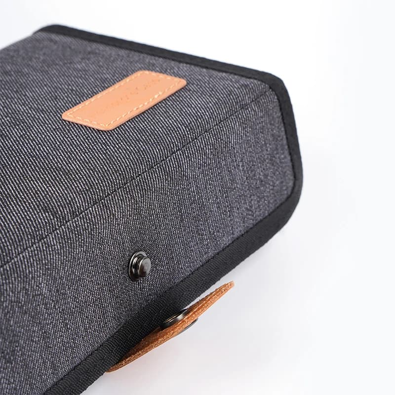 Sac de Rangement Numérique Polyvalent en Tissu 4 Tans, Étui à Compartiments Parfaits pour Écouteurs 