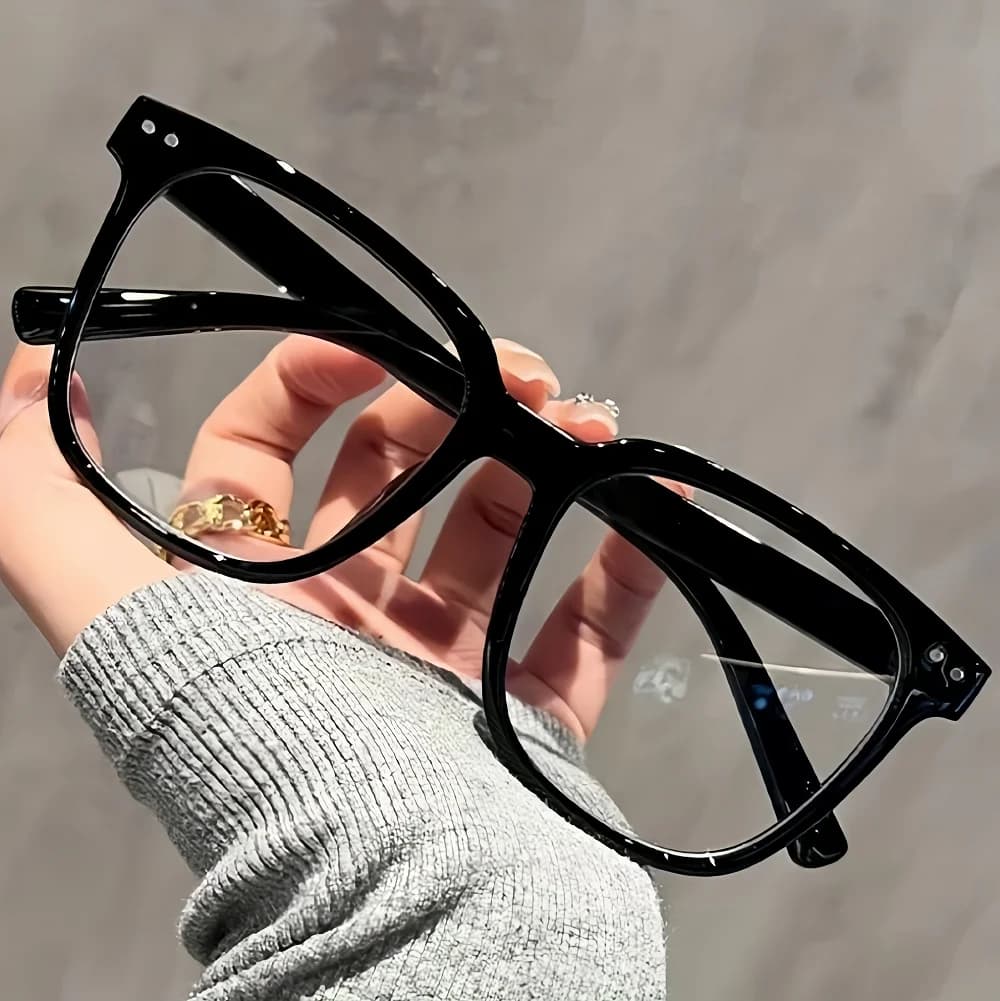 3 paires de lunettes de mode universelles, lunettes à monture carrée, style campus à la mode, montur