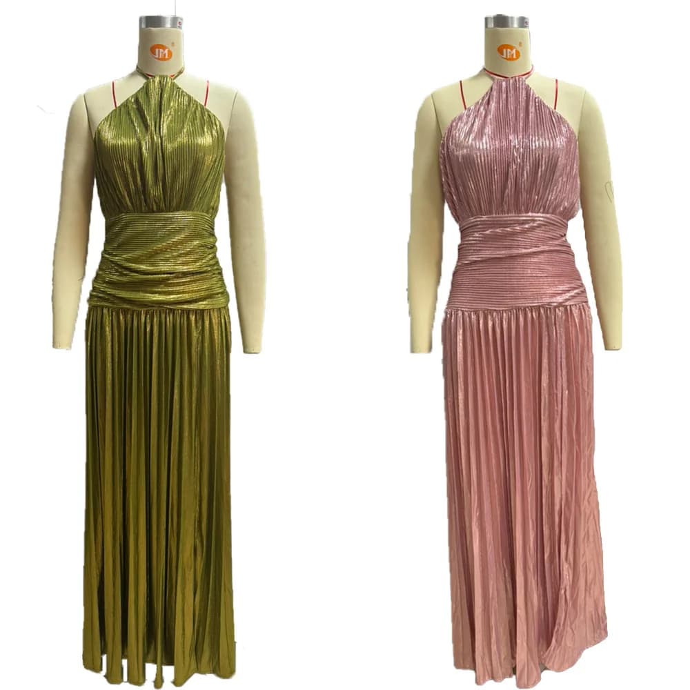 Robe de Cocktail Sexy pour femmes, Corset, épaules dénudées, col licou, plis fendus, robe longue de 
