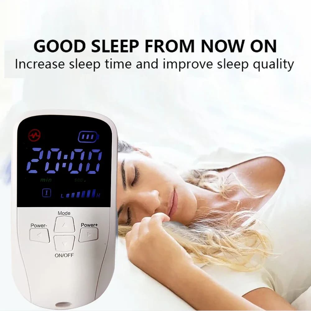 Appareil de relaxation CES pour adultes – COZING Smart Ear Clip Sleep Helper rechargeable par USB po