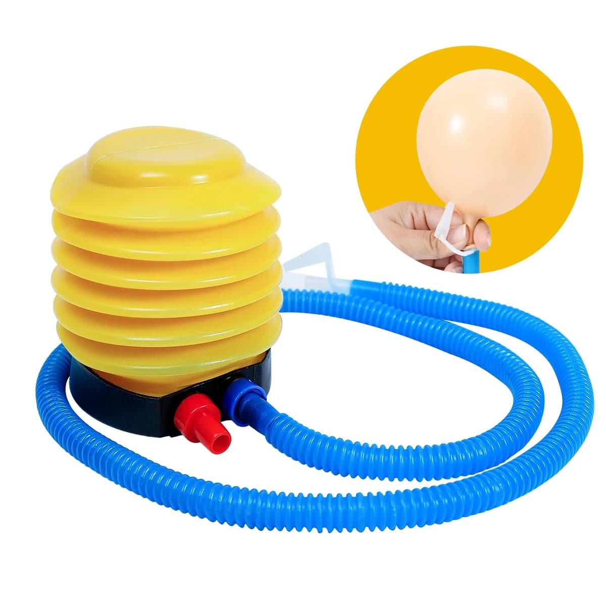 Pompe à ballons de haute qualité, gonfleur d'air, poussée manuelle, accessoires portables utiles pou