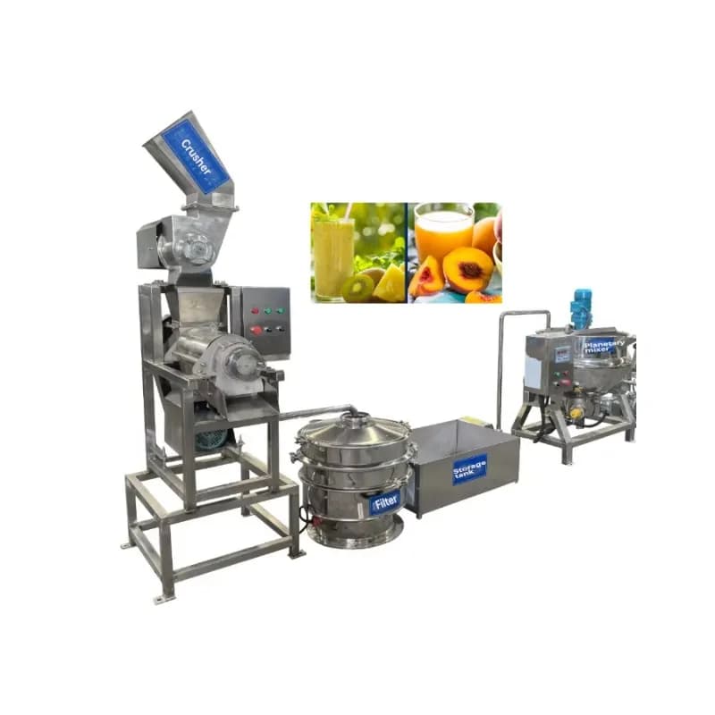 Équipement de traitement de jus de fruits purs à petite échelle pour boissons personnalisées à base 