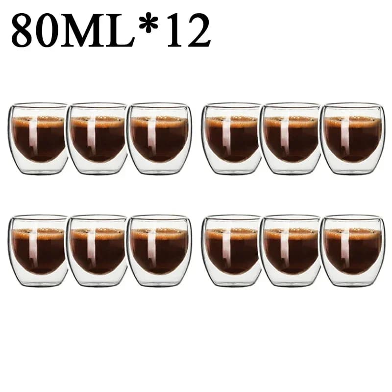 Tasse en verre borosilicaté à double paroi, haute teneur en borosilicate, degré de chaleur, thé, lai