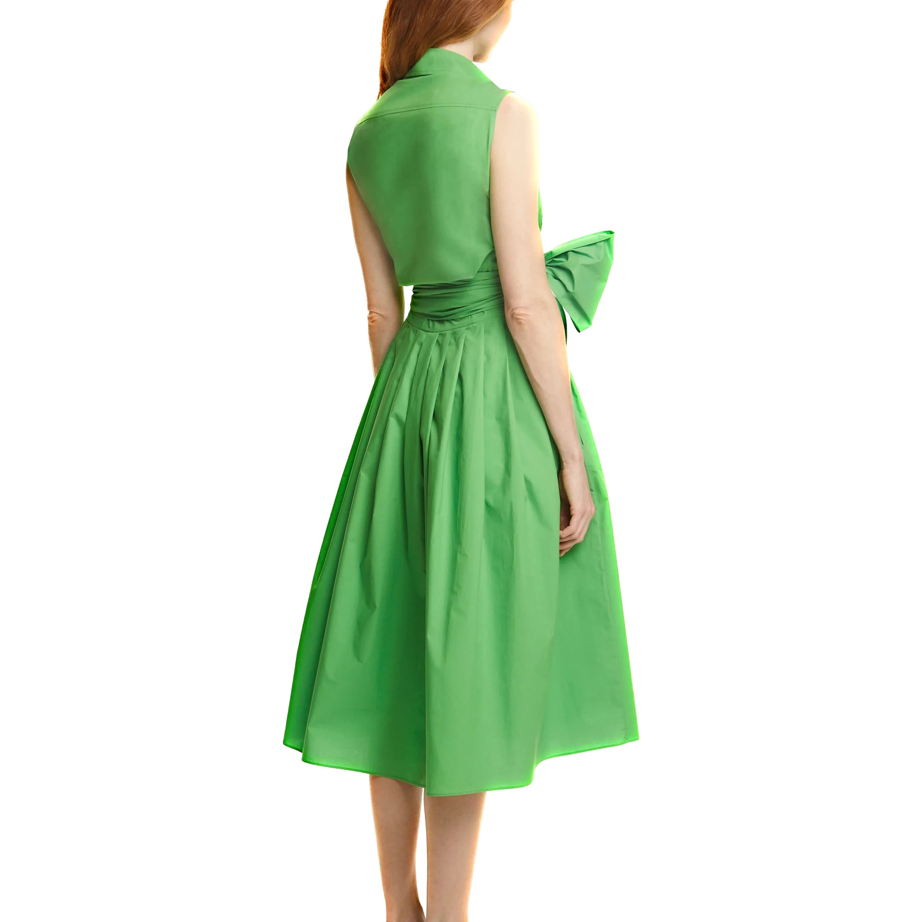 CHCH robe femme été plage fête sans manches simple boutonnage à lacets conception robe longue femme