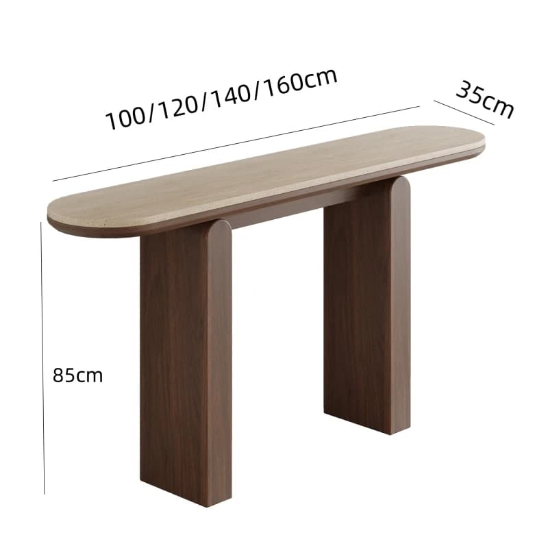 Tables de console de style simple nordique pour les entrées et les couloirs, design bohème, faciles 