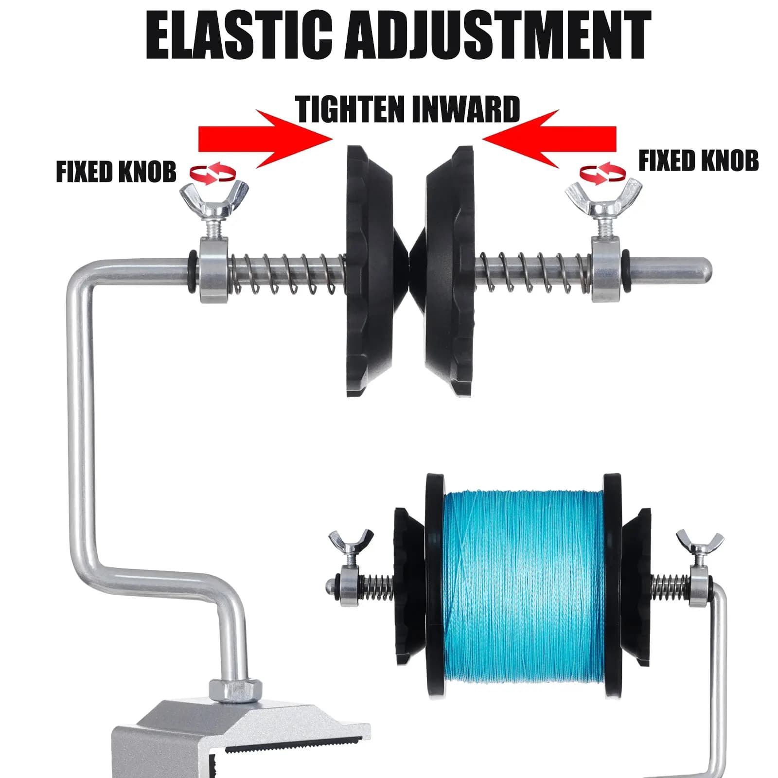 Nouveau bobine de ligne de pêche pour Baitcasting moulinet de filature Portable ligne de pêche enrou