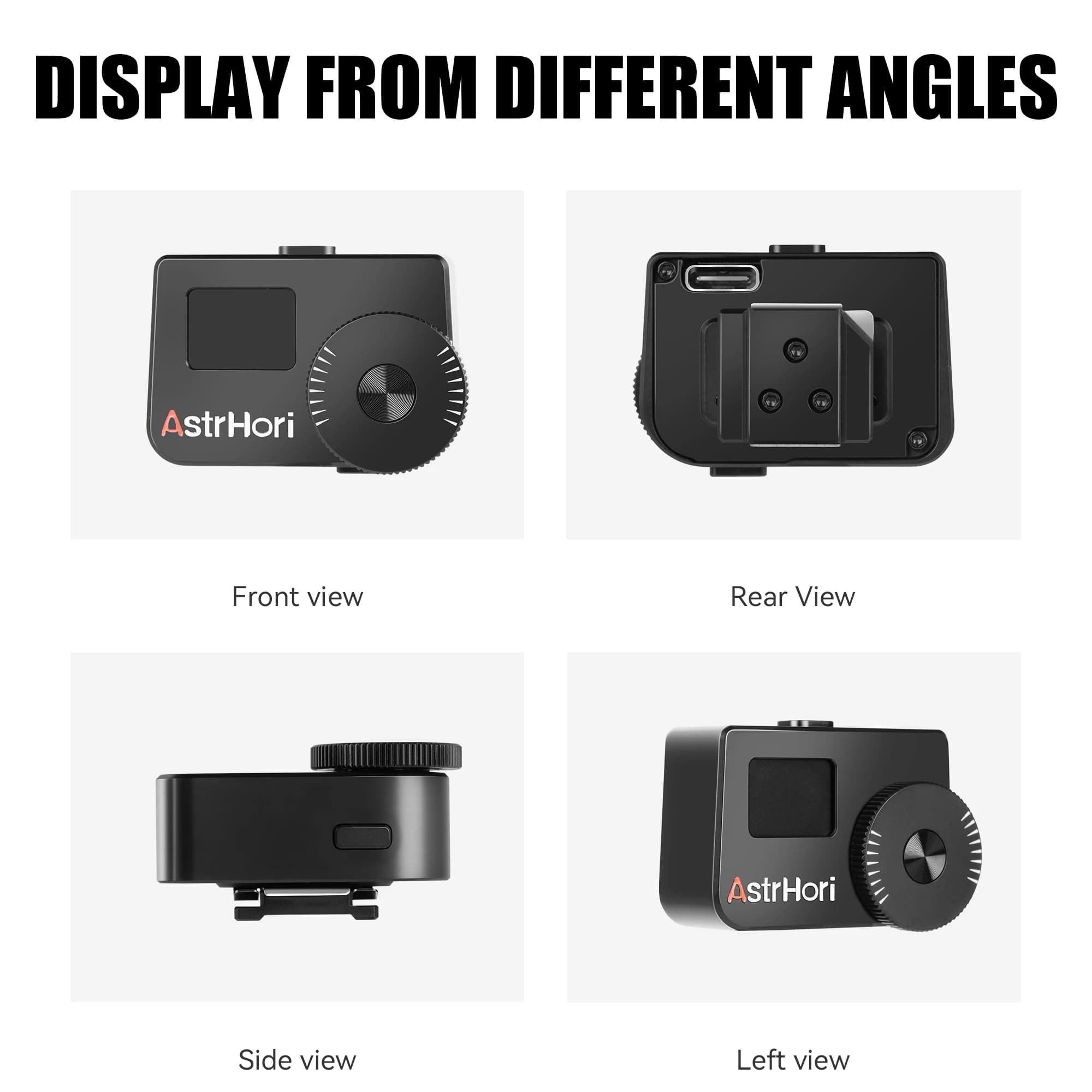 AstrHori AH M1 compteur de lumière pour appareil photo deux cadrans fixation de chaussure chaude et 