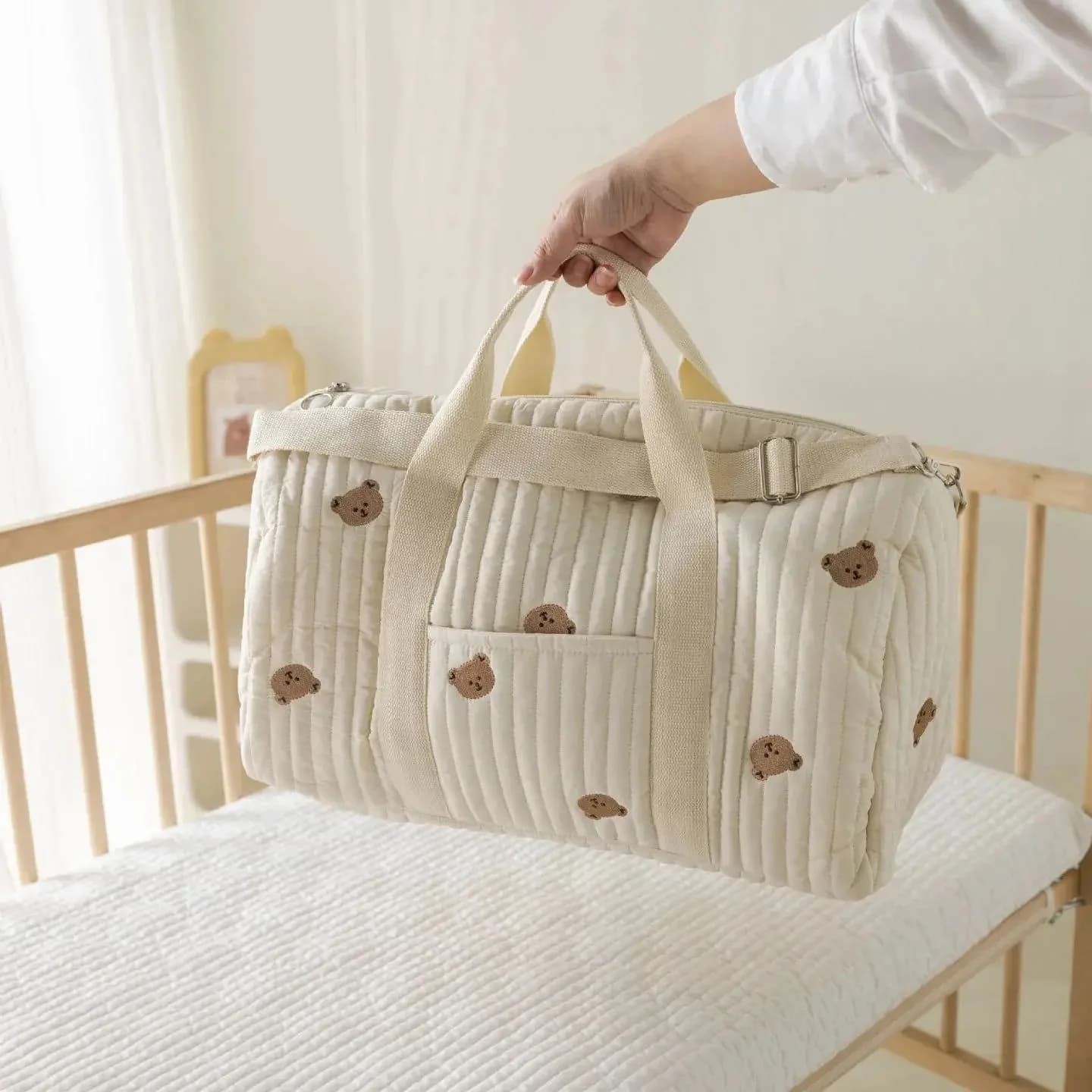 Grand sac de maternité pour maman, sac de rangement pour couches de bébé, grande capacité, organisat