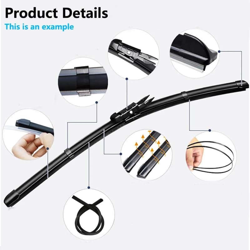Brosses d'essuie-glace avant et arrière pour Great Wall Haval H9 2014 ~ 2022, accessoires de nettoya