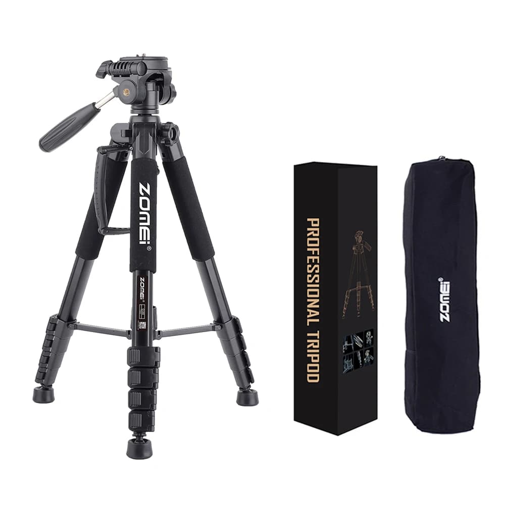 Zomei Q188 188 cm accessoires de photographie professionnels caméra vidéo trépied DSLR pour téléphon