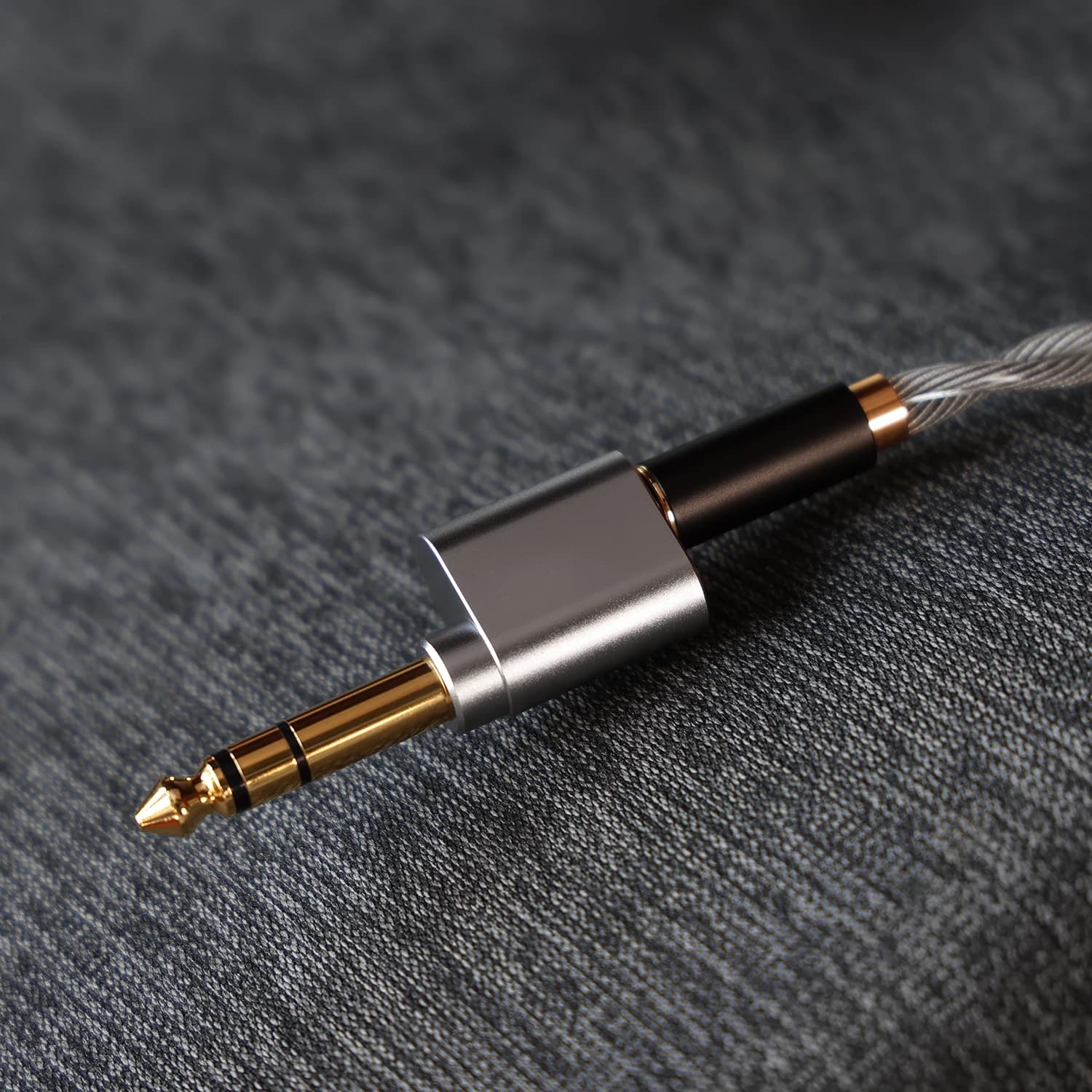 Adaptateur Audio DD ddHiFi DJ65B(AL) mâle 6.35mm à femelle 4.4mm pour appareils d'amplificateur de b