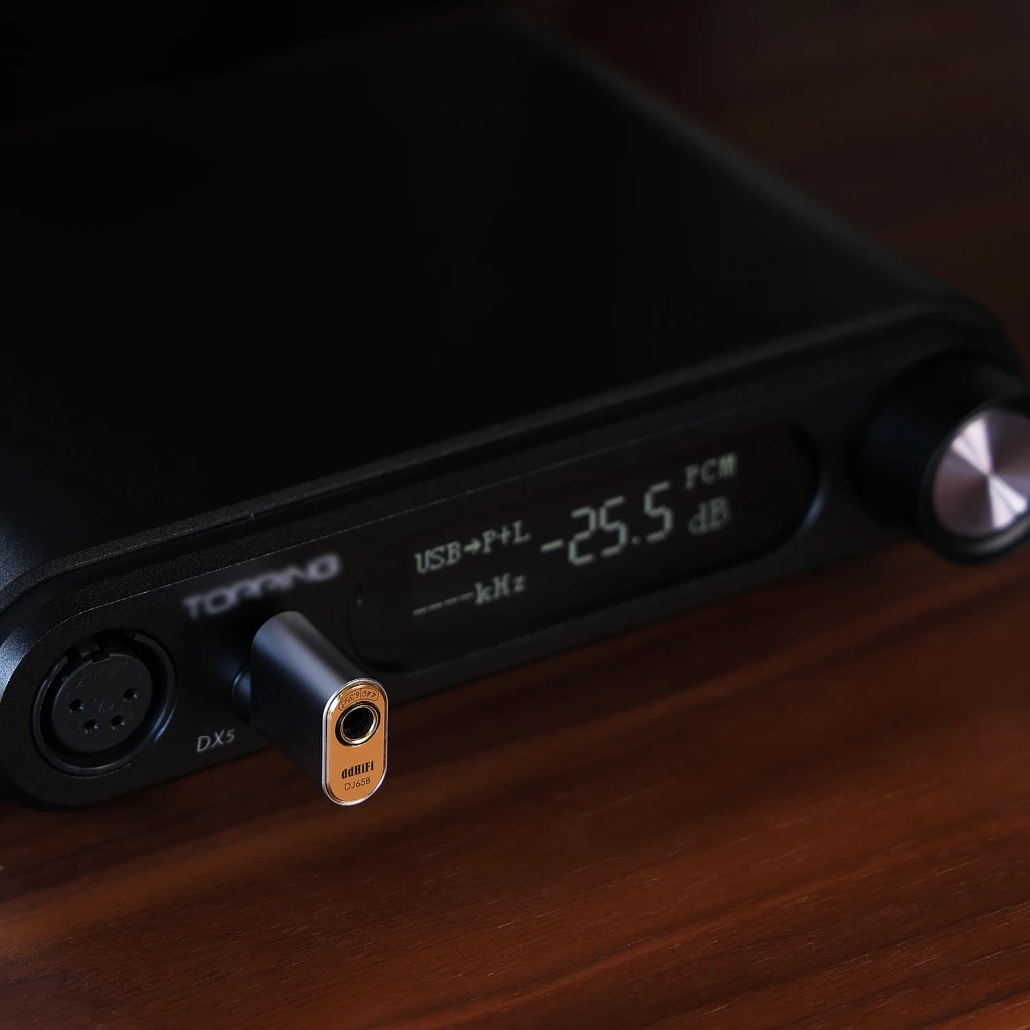 Adaptateur Audio DD ddHiFi DJ65B(AL) mâle 6.35mm à femelle 4.4mm pour appareils d'amplificateur de b