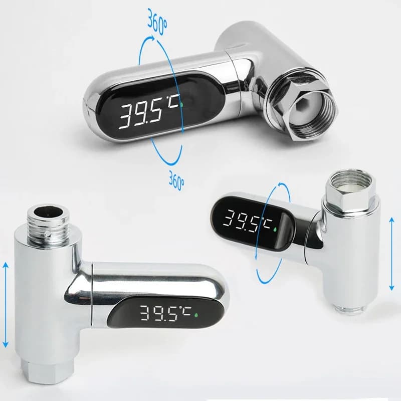 Thermomètre numérique à LED pour l'eau 5-85 ℃   Moniteur de température autonome haute précision pou