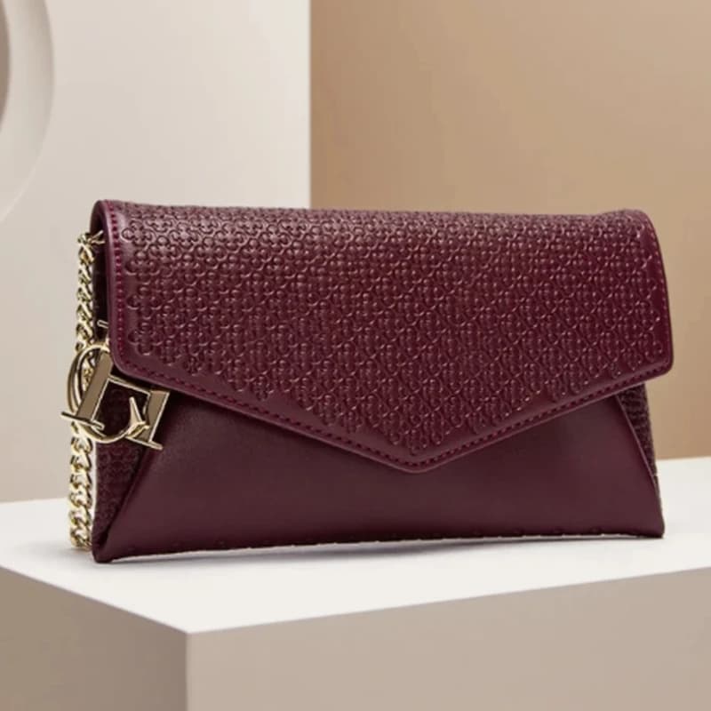 Sac à bandoulière polyvalent tendance pour femme, pochette élégante classique avec chaîne, sac léger