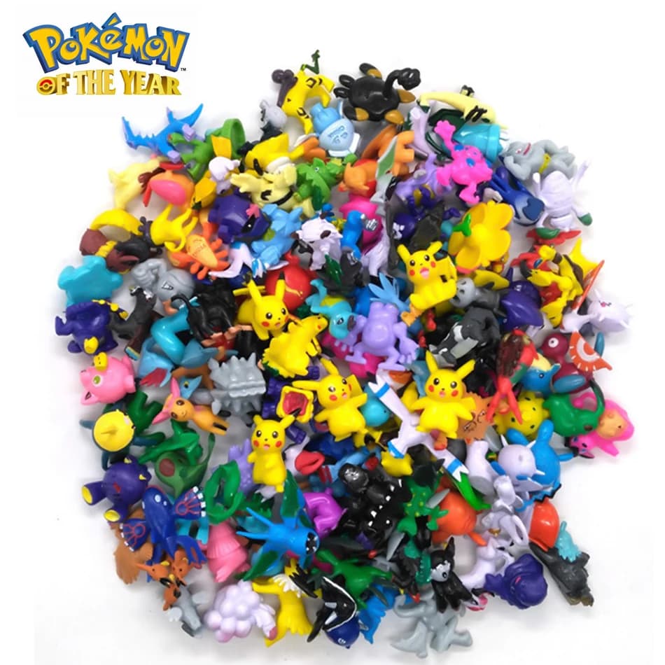 Figurines d'action Pokémon pour enfants, mini figurines non répétitives, jouet modèle Pikachu, poupé