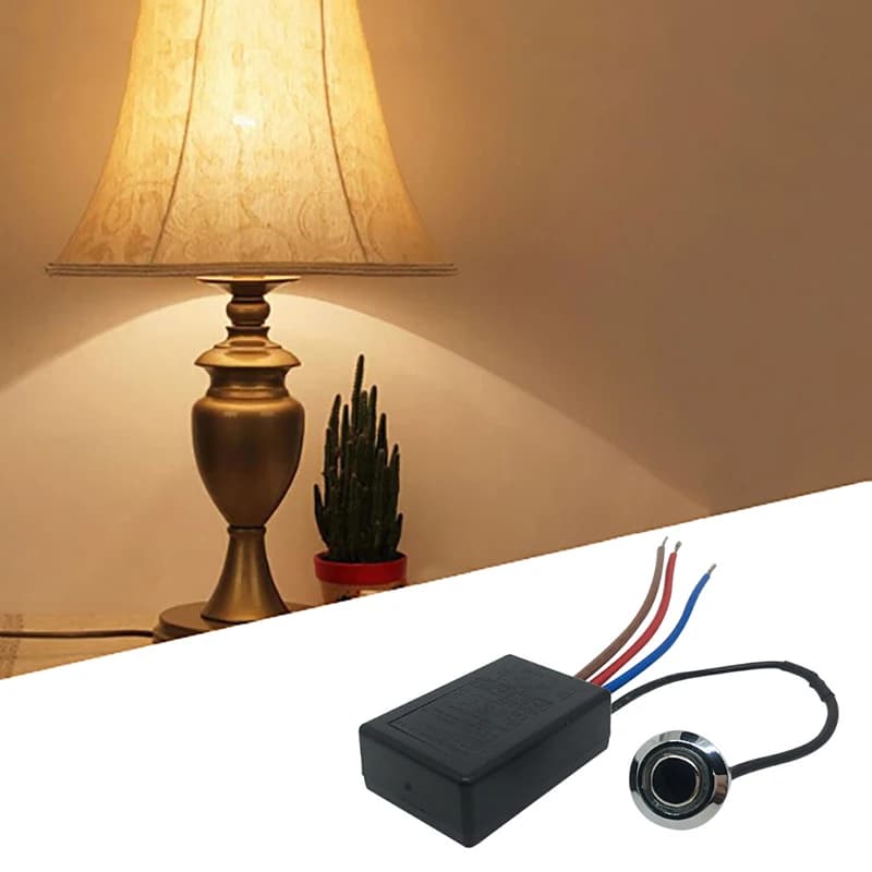 Gradateur intégré 25 ~ 150W de contact de doigt de 3 voies LD-600S pour la lumière de la lampe 3-25W