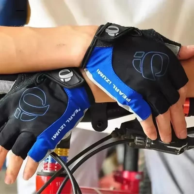 1 paire de gants de vélo de route vtt demi-doigt en Gel, antidérapants, Anti-transpiration, antichoc