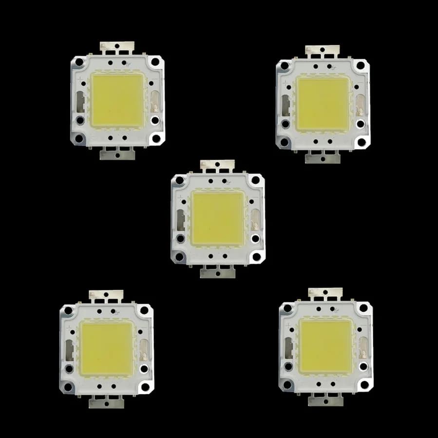 Perle de lampe LED COB, rétroéclairage, lampes à diode, blanc chaud, blanc froid, matrice pour proje