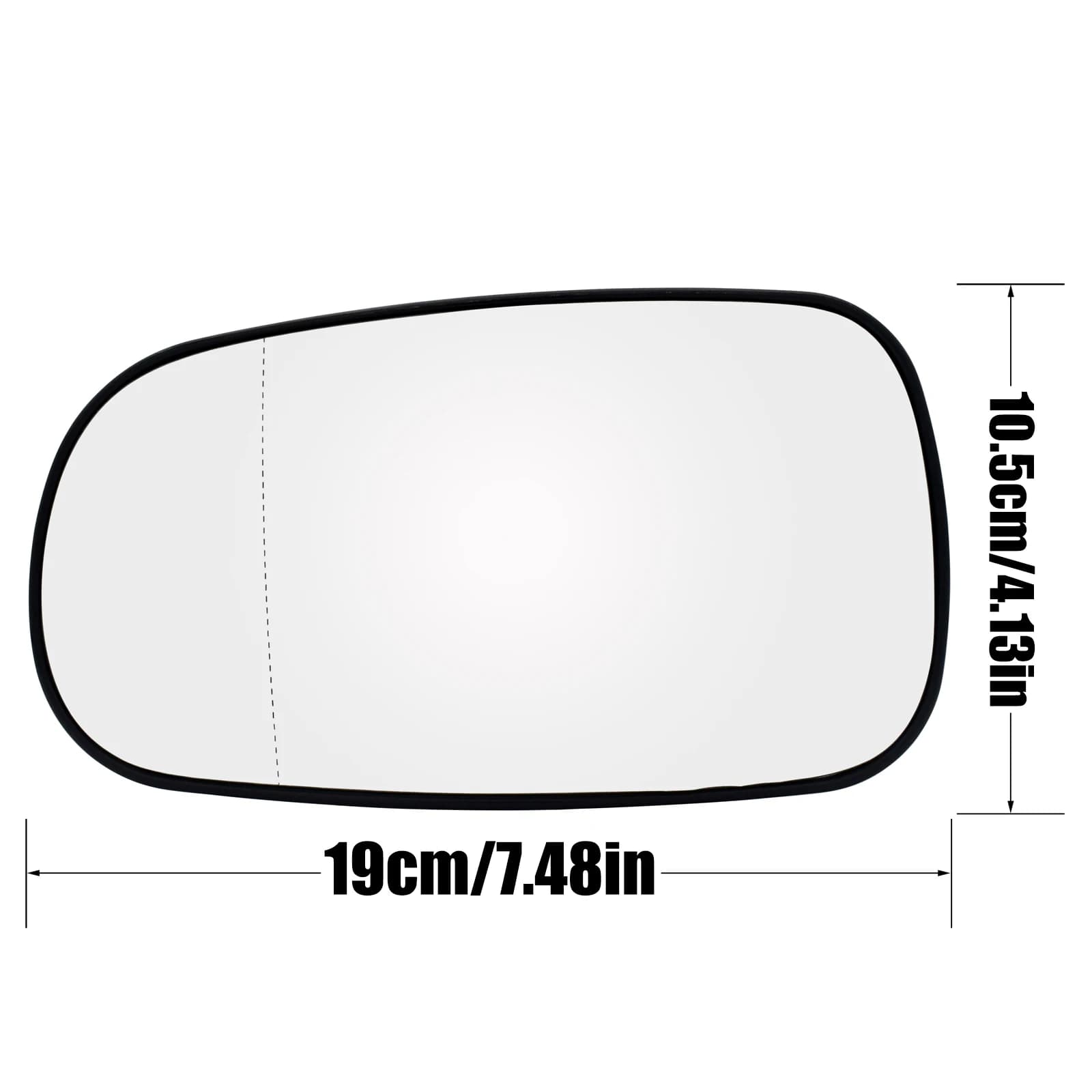 Pour Saab 93 95 9-3 9-5 2003 - 2012 gauche droite conducteur côté passager aile miroir verre chauffa