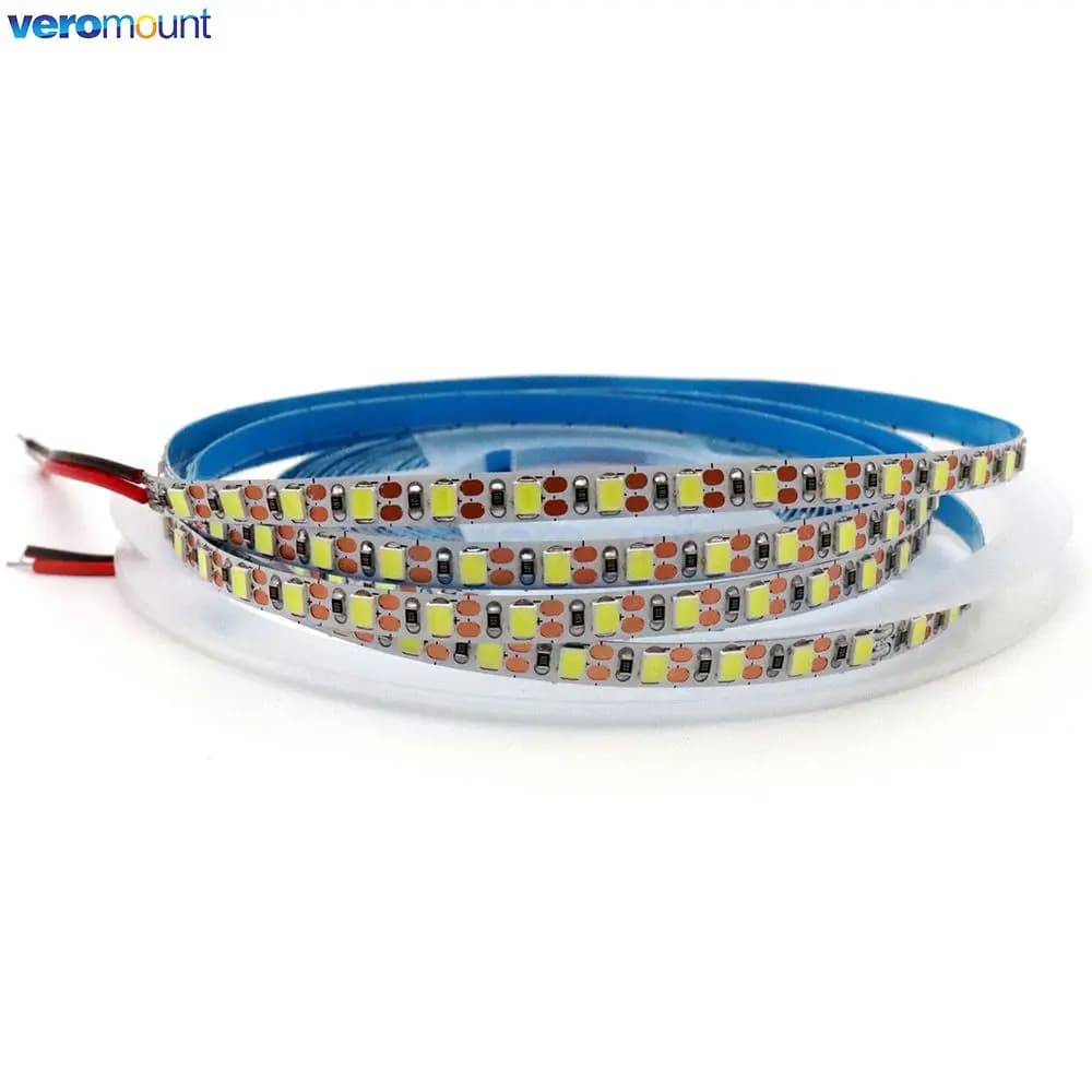 Bande LED 5m 5V DC 2835 60LED s/m 120LED s/m 1 LED par coupe bande Flexible 5mm 8mm PCB IP20 pas d'é
