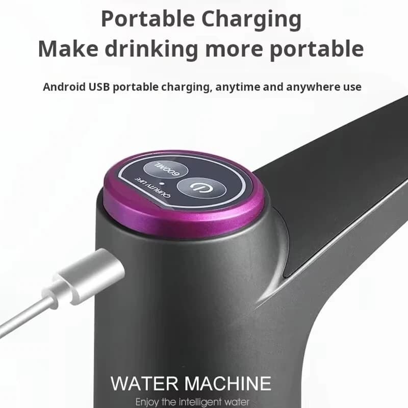 Presse à eau automatique, pompe à eau électrique en baril domestique, pompe à eau minérale Rechargea