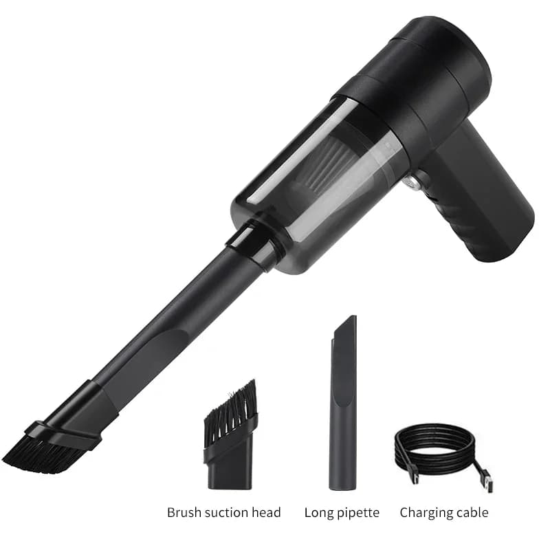 Nouveau 12000Pa aspirateur de voiture sans fil USB charge 1800mAh appareil de nettoyage Portable Min
