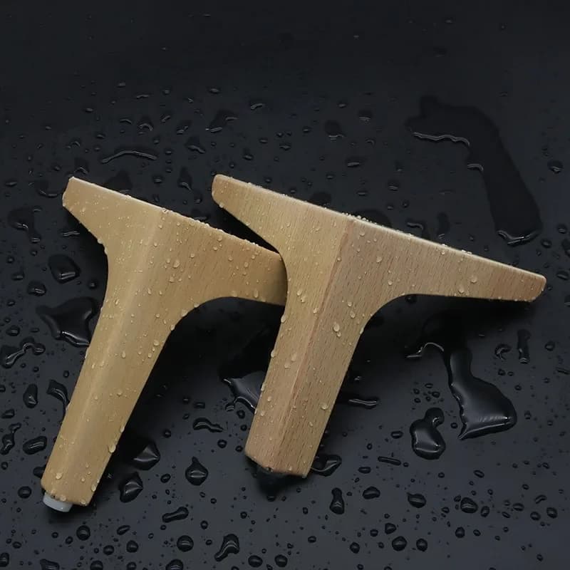 4 pièces 15cm raccords de quincaillerie pieds de canapé en métal pour les pieds de meubles hauteur m