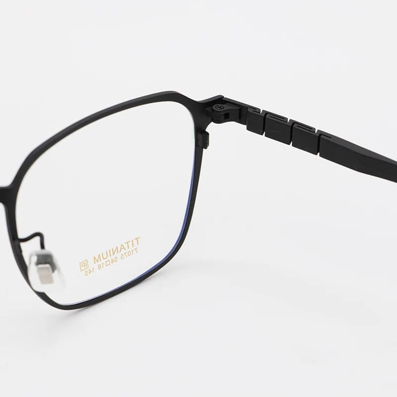 BCLEAR Original titane lunettes optiques plein cadre hommes ultraléger rétro carré myopie Prescripti