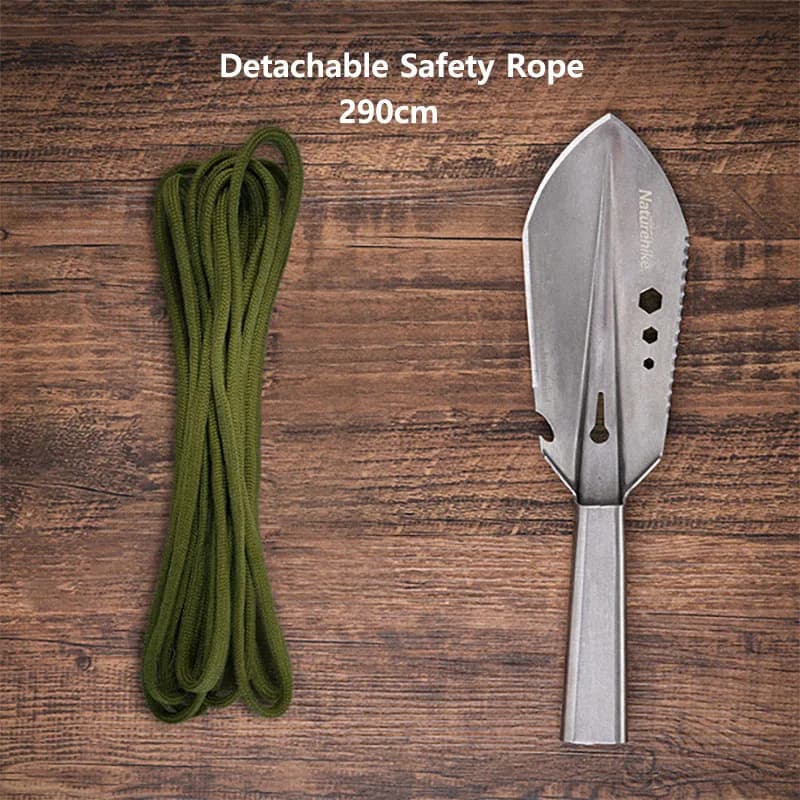 Natureifa-Pelle de camping multifonctionnelle pour l'extérieur, pelle de randonnée, outil d'urgence 