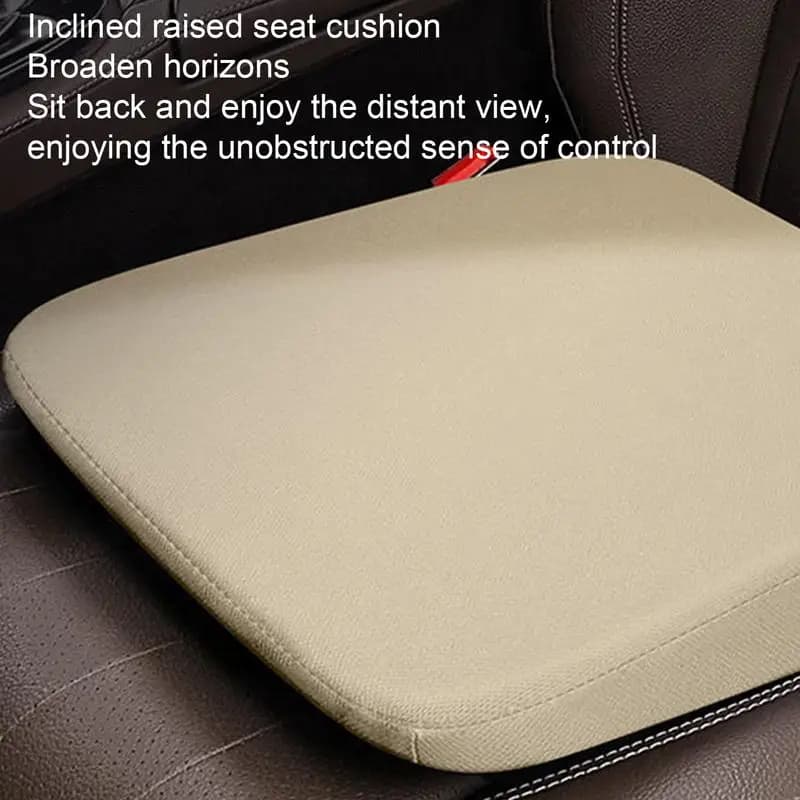 Coussin de siège de voiture compensé pour adultes, rehausseur de siège pour personnes courtes, rehau