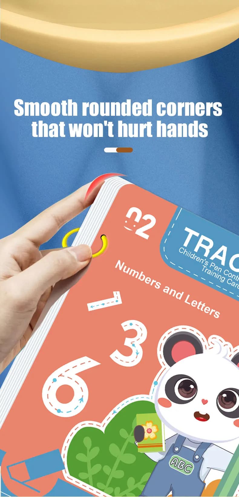 Ensemble de cahiers d'exercices réutilisables pour enfants de 34 pages avec stylo effaçable - Appren