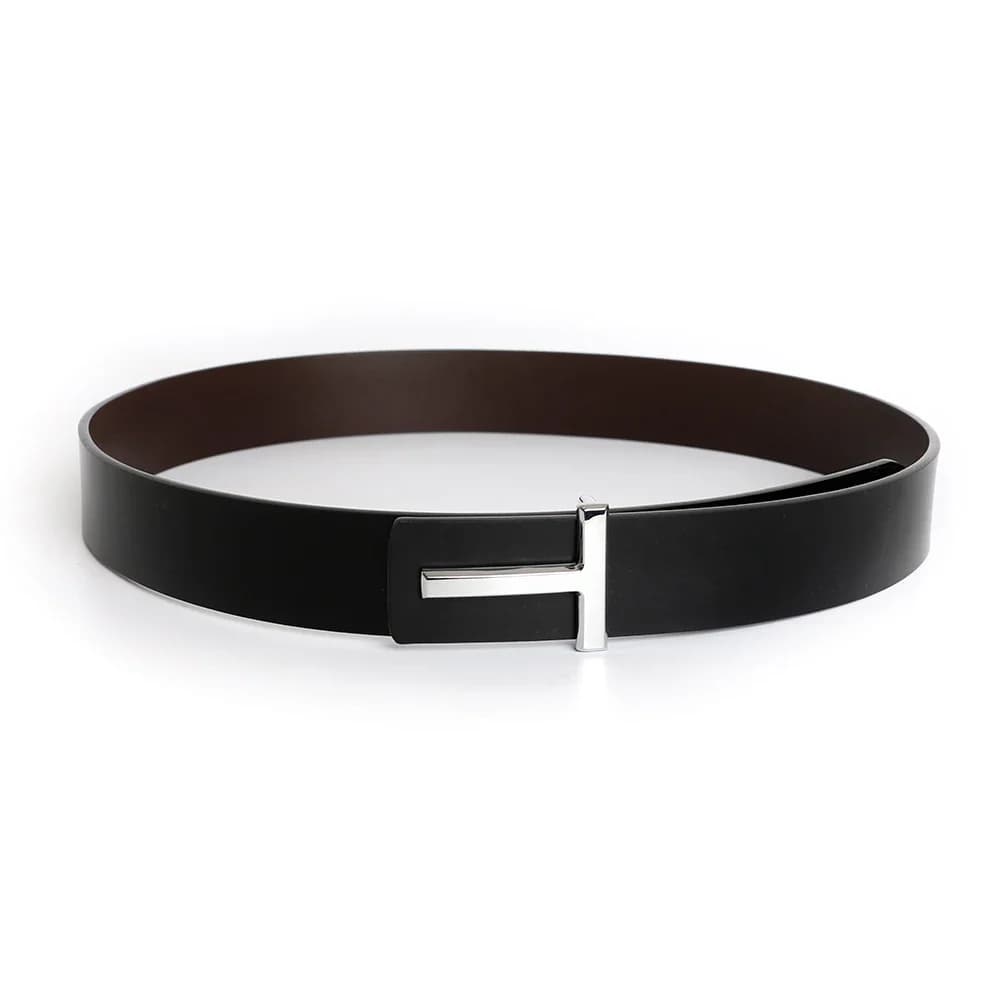Ceinture en T à boucle ardillon pour hommes et femmes, marque de luxe de styliste, de haute qualité,