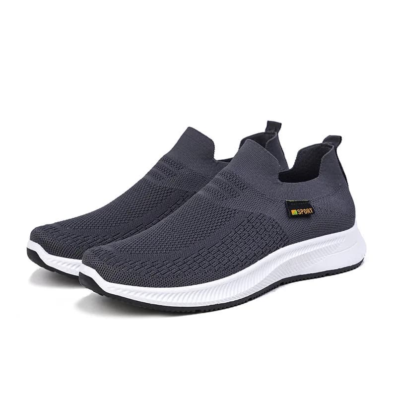 Hommes chaussures de marche tricot maille respirant baskets légères baskets à enfiler hommes chaussu