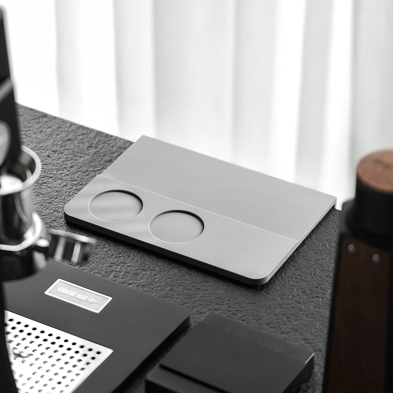 MHW-3BOMBER Silicone Café Tamping Station Expresso Poudre Tamper Polymères Table Protection Pad Acce