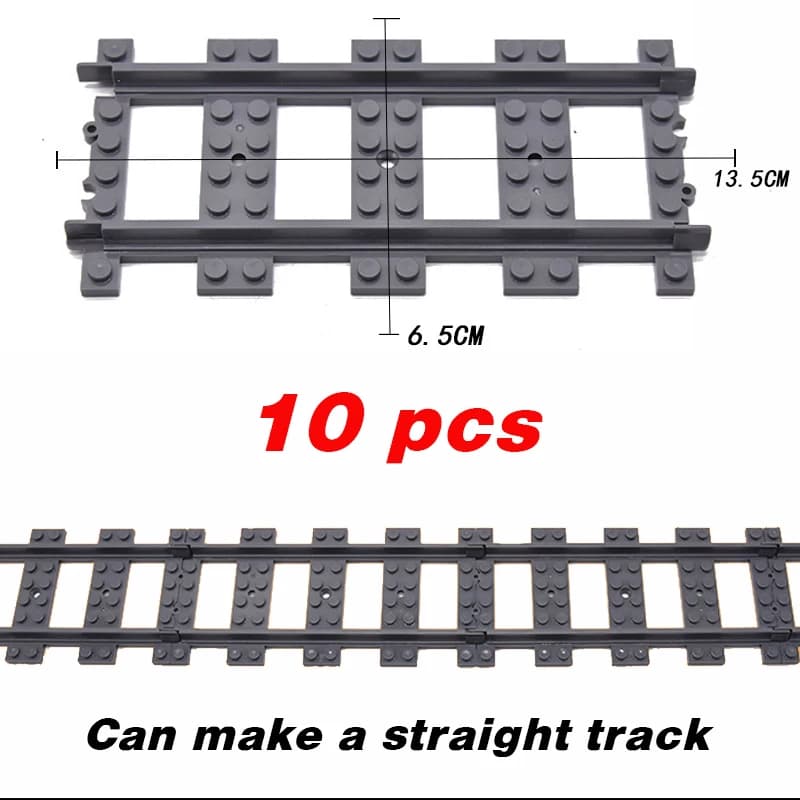 R64.Switch-Train urbain flexible, voies souples, droites et incurvées, construction de nuits, modèle