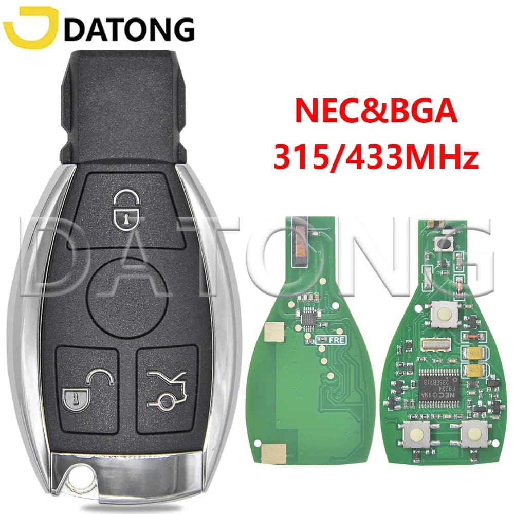 Datong World – clé télécommande de voiture, pour Mercedes Benz W203 W204 W205 W210 W211 W212 W221 W2