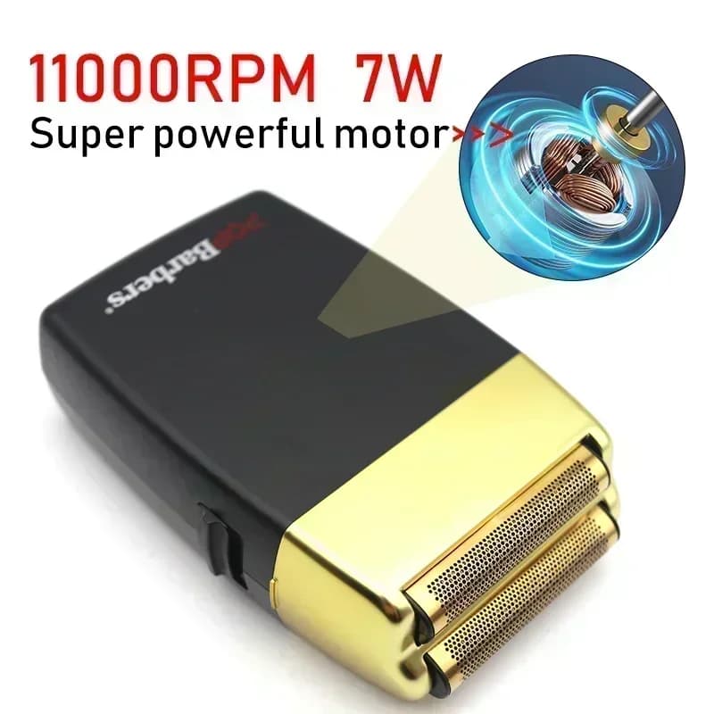 Nouveau 11000 tr/min 7W Pop barbiers P620 professionnel électrique hommes tondeuse à barbe Double fe