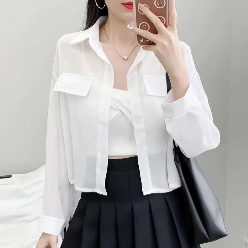 Vestes fines en mousseline de soie résistantes au soleil pour femmes, vêtements d'extérieur assortis