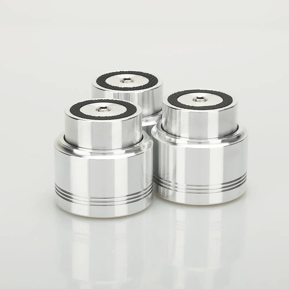 Haut-parleur flottant Maglev en alliage d'aluminium, support d'amplificateur, pointes de disques, le
