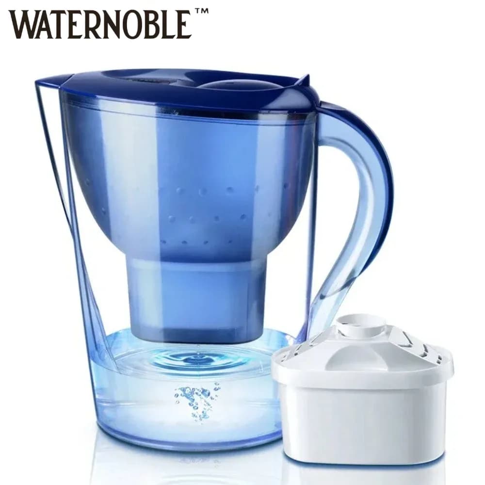 Carafe filtrante d'eau alcaline ultra premium de 3,5 L, sans BPA, avec filtration en 7 étapes et cha