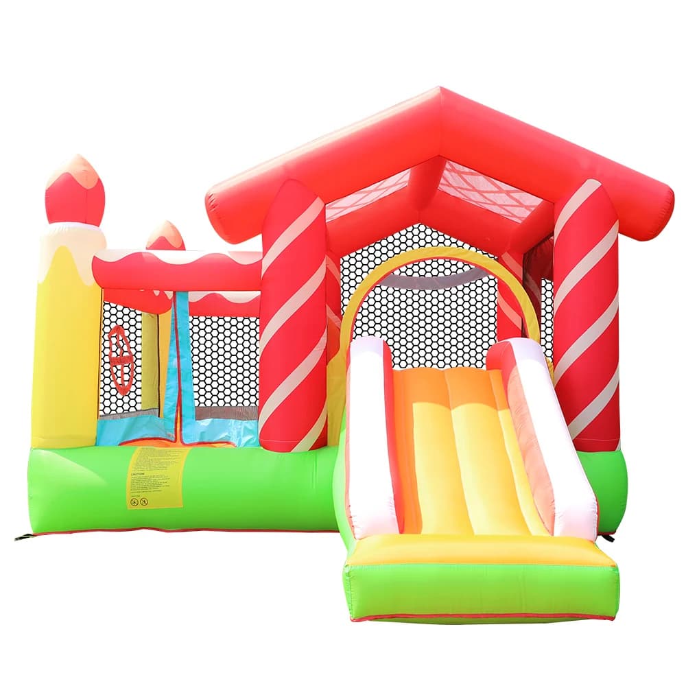 Offre spéciale Mini maison de rebond douce de qualité domestique avec toboggan château de saut gonfl