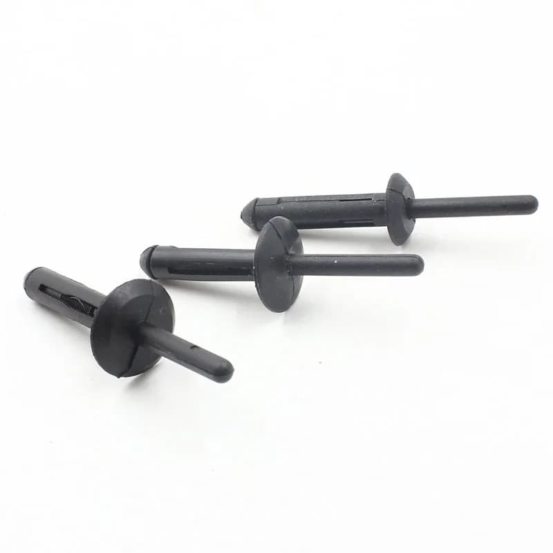 Rivets aveugles d'expansion en plastique pour arc de roue de voiture, 50 pièces, Clip de pare-chocs,
