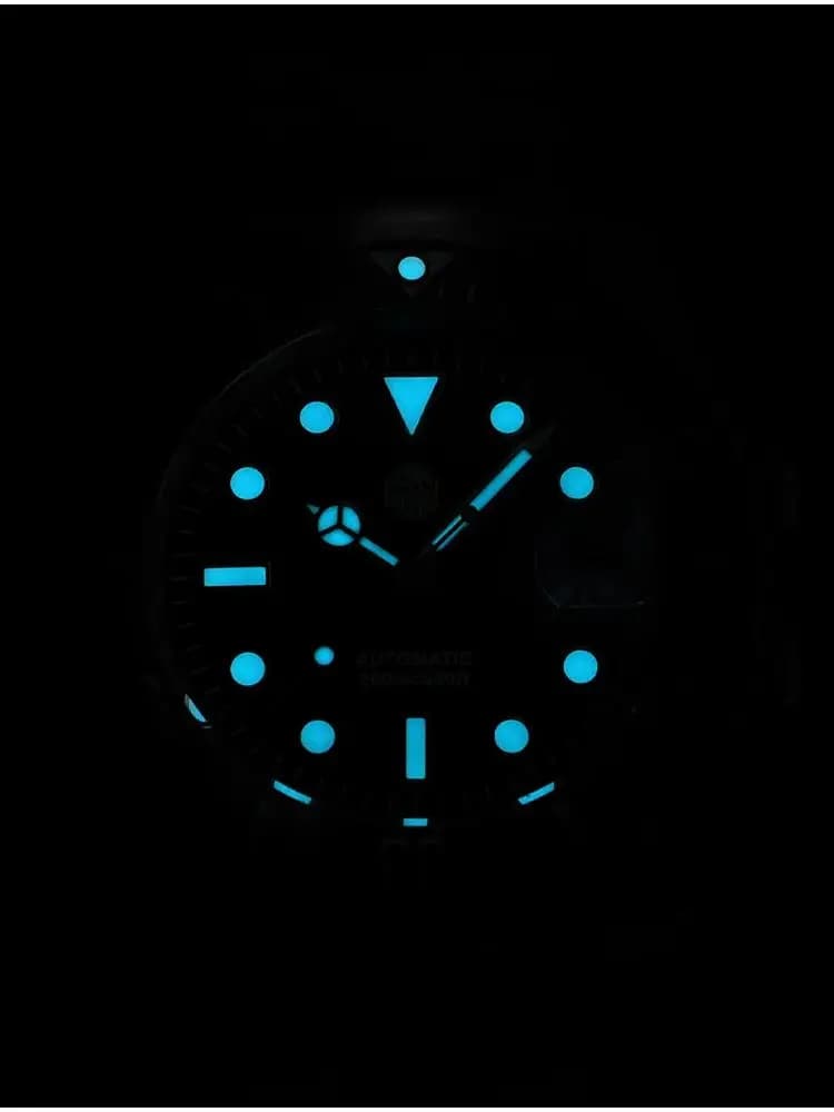 San Martin – montre de plongée Water Ghost pour hommes, Version améliorée, 40mm, luxe, automatique, 