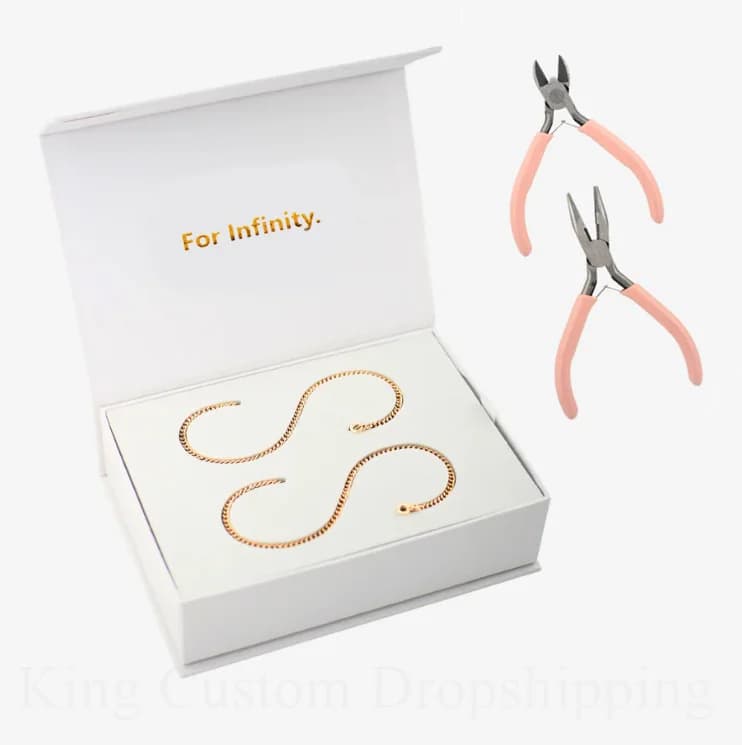 2025 Nouveau Bracelet éternel permanent Bijoux de couple Faites-le vous-même Kit de bracelets de mod