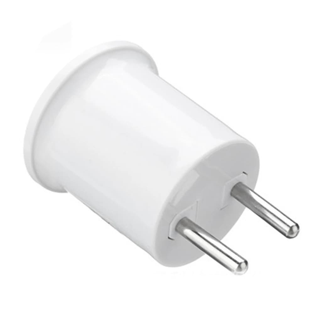 1 pièces prise américaine européenne E27 lampe LED ampoules Base E27 à ue US prise support de lampe 